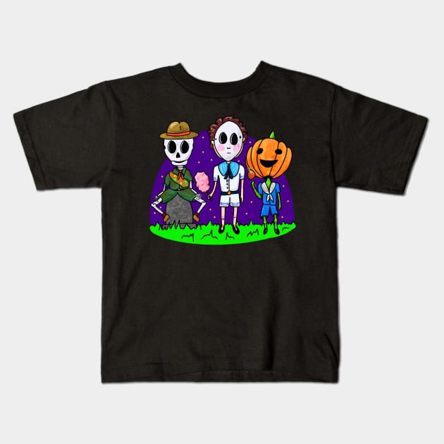 Ghoul Gang Kids T-Shirt by SchlockHorror